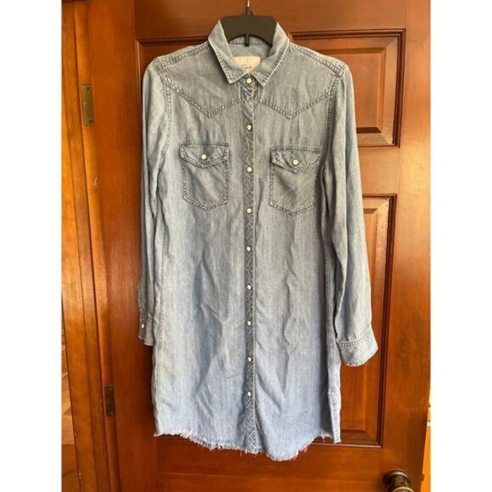 Rails Light Blue Denim Mini Dress